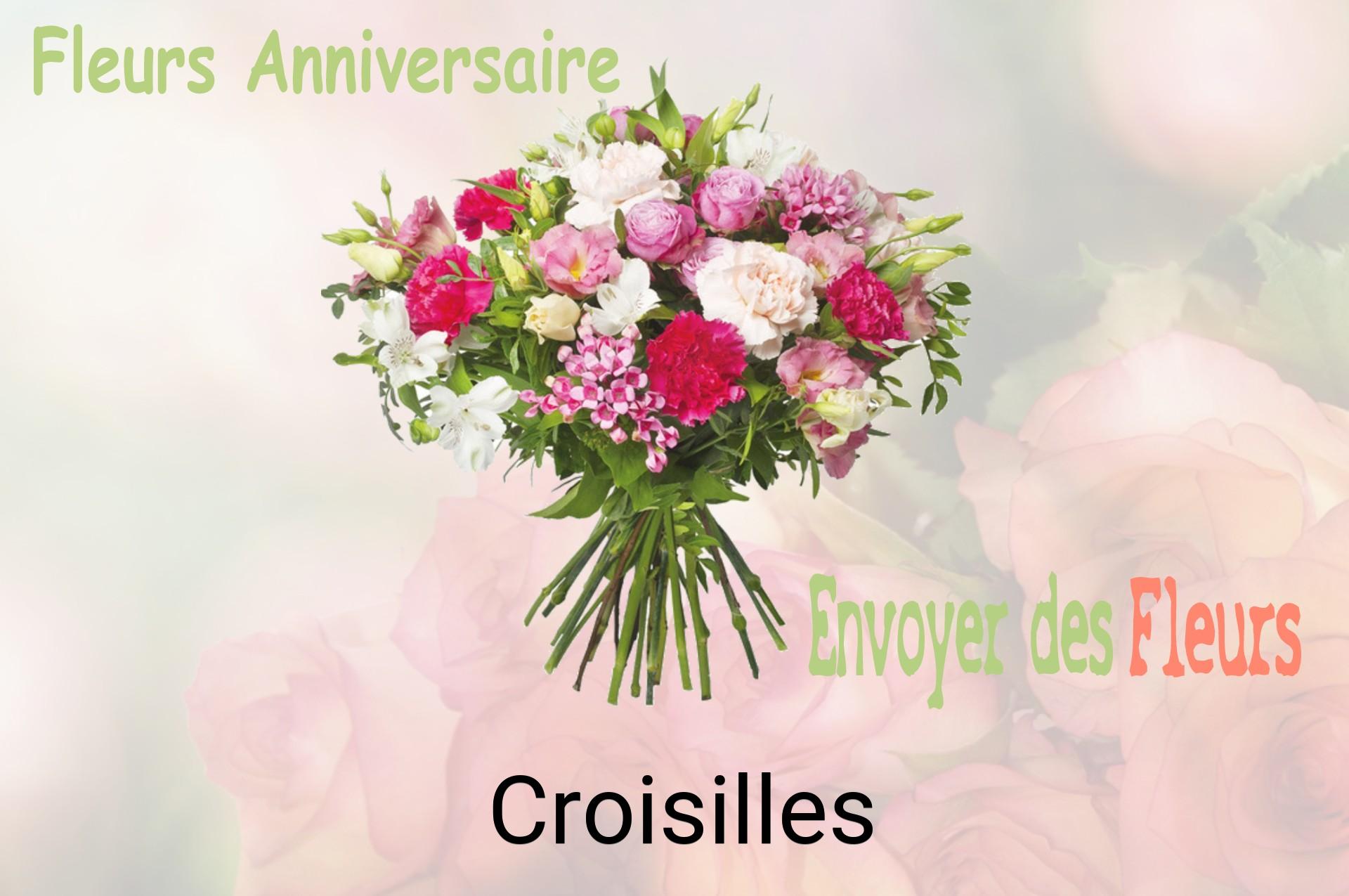 Bouquet de fleurs d’anniversaire livré à Croisilles
